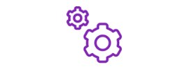 Excellent processability gears icon