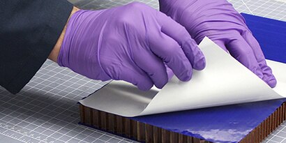 product application shot of structural adhesive films
