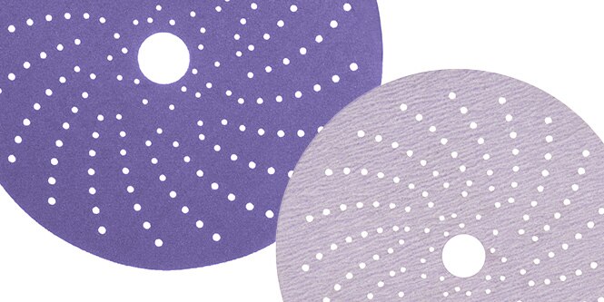 Image of two 3M Abrasives Paper Discs
