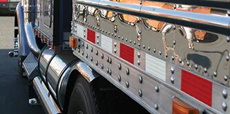 DOT Conspicuity Tape on Truck
