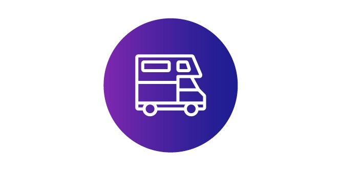 Icon of car in a circle for 3M plastic part masking
