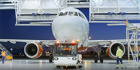 3M™ Aerospace Partnership with Korean Air video thumbnail of front view of plane

