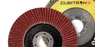 Image showing a front and back of flap disc
