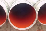 Internally coated fuel transport pipes