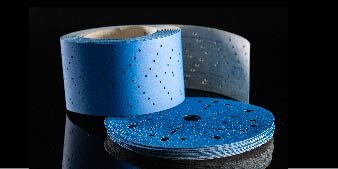 product image of Blue Abrsive discs and rolls
