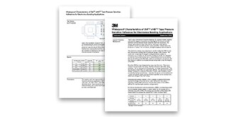 Image featuring the cover of a whitepaper for 3M™ VHB™ Thin Foam Tape, showing technical documents that provide detailed information on the tape's properties and applications.
