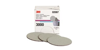 3M&trade; Trizact&trade; Foam Disc 3000, 3" (75mm)