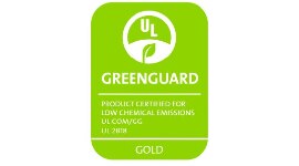 Icon signifying UL GREENGUARD Gold certification