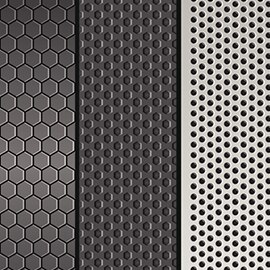 Three different textures shown for 3M's electronics bonding solutions application on hard-to-bond surfaces.
