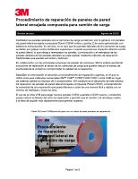 Image of Technical Bulletin: Composite Shiplap Sidewall Repair Procedure for Box Truck - Spanish