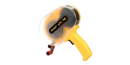 Image of the yellow Scotch® ATG 700 Adhesive Applicator
