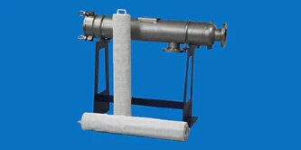 Image of 3M™ High Flow Series filter housing and filter media

