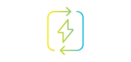 Lightning bolt icon.