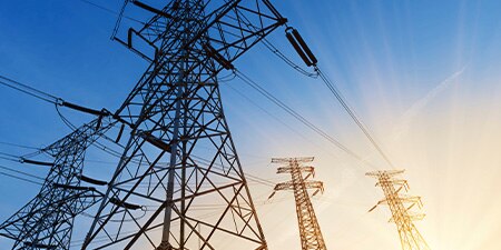 Electrical transmission towers
