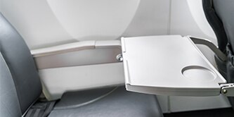 thermoplastic parts being used in an aircraft
