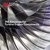 Turbine engine components grinded, deburred, and finished with 3M abrasive belts