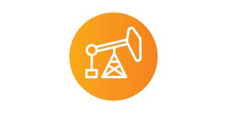 Oil and Gas Orange Icon
