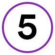 icon of the number 5