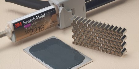 Two part structural adhesive in pneumatic dispenser
