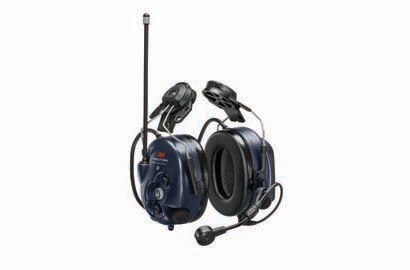 3M PELTOR WS LiteCom Plus Headset MT73H7P3E4610WS6NA, Hard Hat Attached