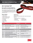 Front cover of 3M Cloth Belt 767F Sales Guide