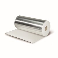 An endothermic mat partially unrolled