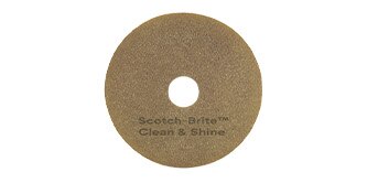 Clean & shine brown floor pad
