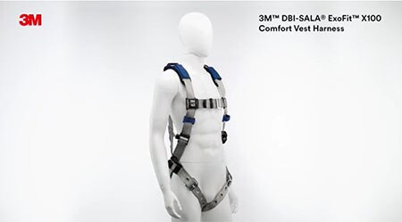 ExcoFit Safety Harness on a mannequin
