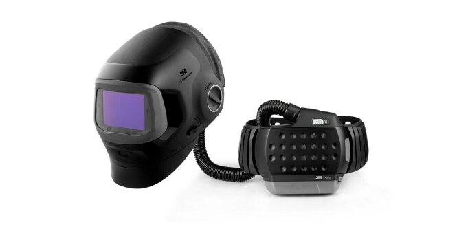 3M Speedglas G5-03 Pro-Air Welding Helmet in a white background
