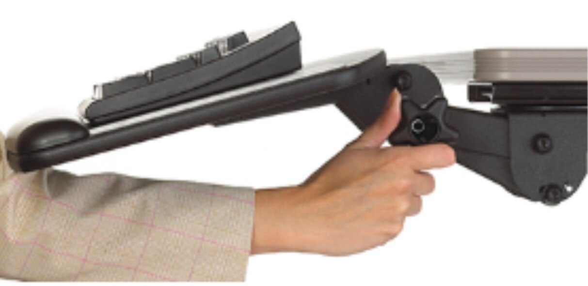 Knob Adjust Keyboard Arms
