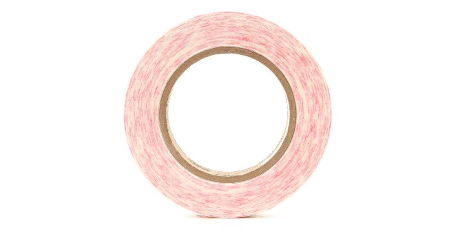 Roll of 3M™ X-Series Hi-Tack Transfer Tape XT2105, 1 in x 60 yd. 2.0 mil high performance acrylic adhesive transfer tape
