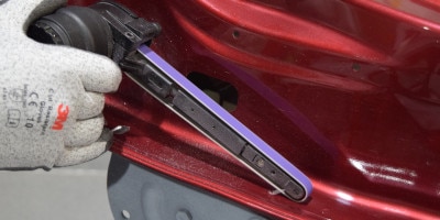 Close up of grinding