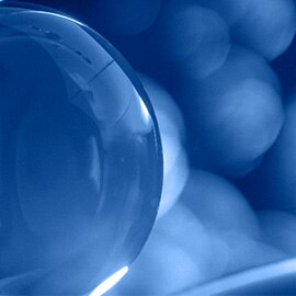 Microscopic view of 3M™ Glass Bubbles