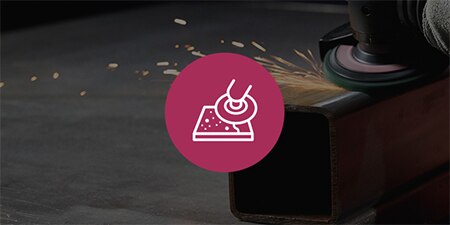 Cleaning applications image with an embedded icon
